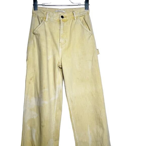 PACSUN Womens Ultra High Waisted Fitted Flare Denim Pants Raw Hem Honey Size 25 - Picture 7 of 12
